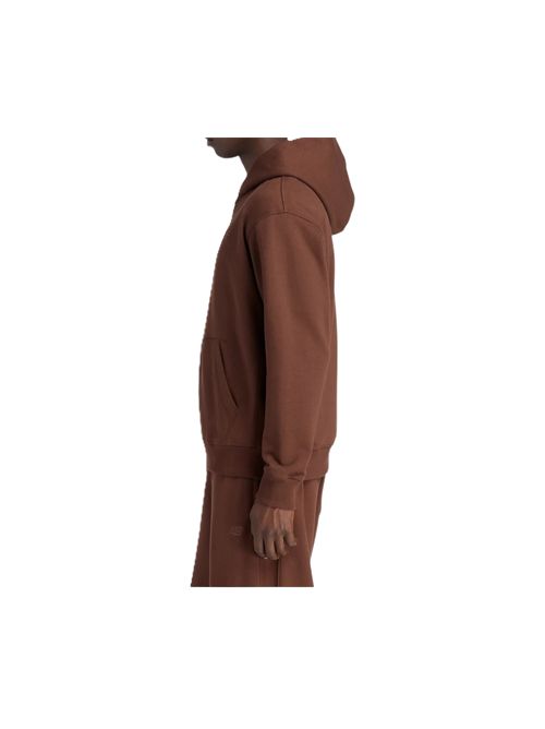 New BalanceAthletics French Terry Full Zip felpa New Balance | MJ53506ABJPUMPERNICKEL